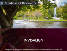 Tablet Screenshot of montclair-orthodontics.com